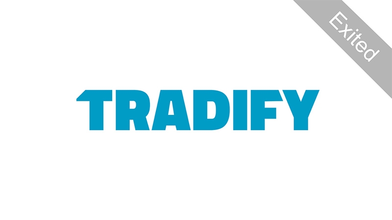 Tradify exited logo